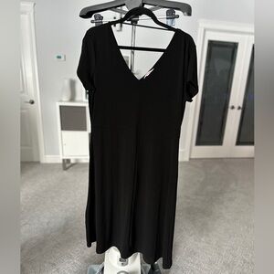 Joe Fresh Elegant Black Midi Dress